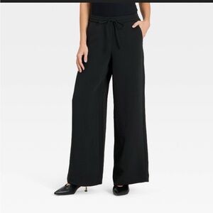 A new day Wide-Leg Crepe Pull on Pants